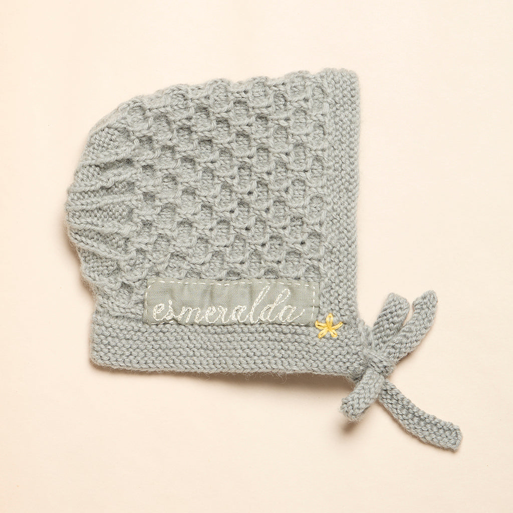 Granny Merino Wool Bonnet