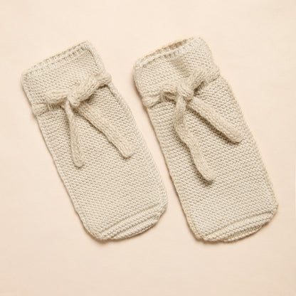 Dandelion Pouch Booties in Merino Wool or Organic Cotton