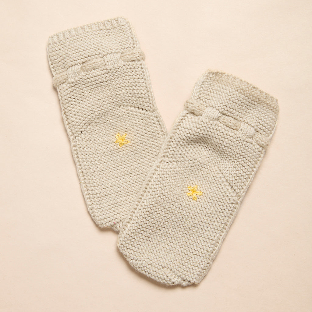 Dandelion Pouch Booties in Merino Wool or Organic Cotton