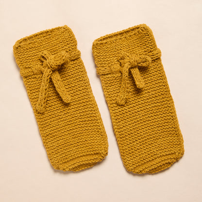 Dandelion Pouch Booties in Merino Wool or Organic Cotton