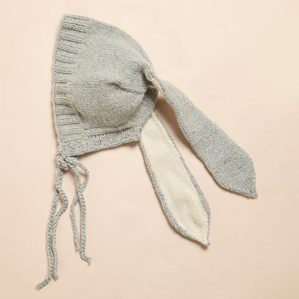 Snug Bunny Wool Bonnet