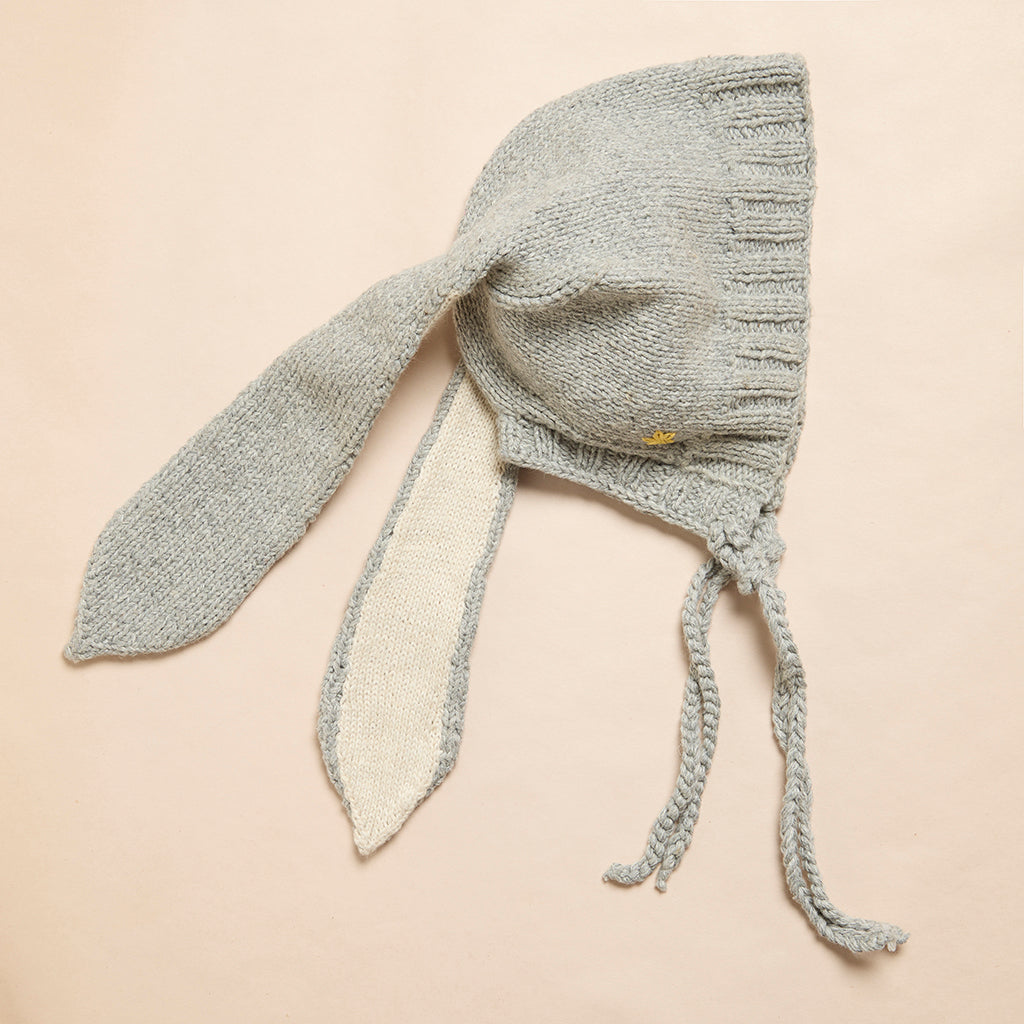 Snug Bunny Wool Bonnet